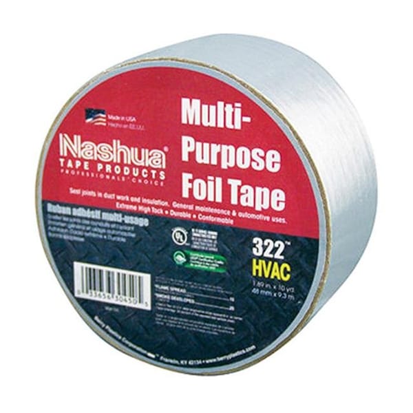 Berry Plastics 1087626 HVAC Multi-Purpose Foil Tape; 2 in. x 10 Yd